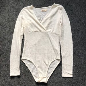 Cream colored Hollister bodysuit